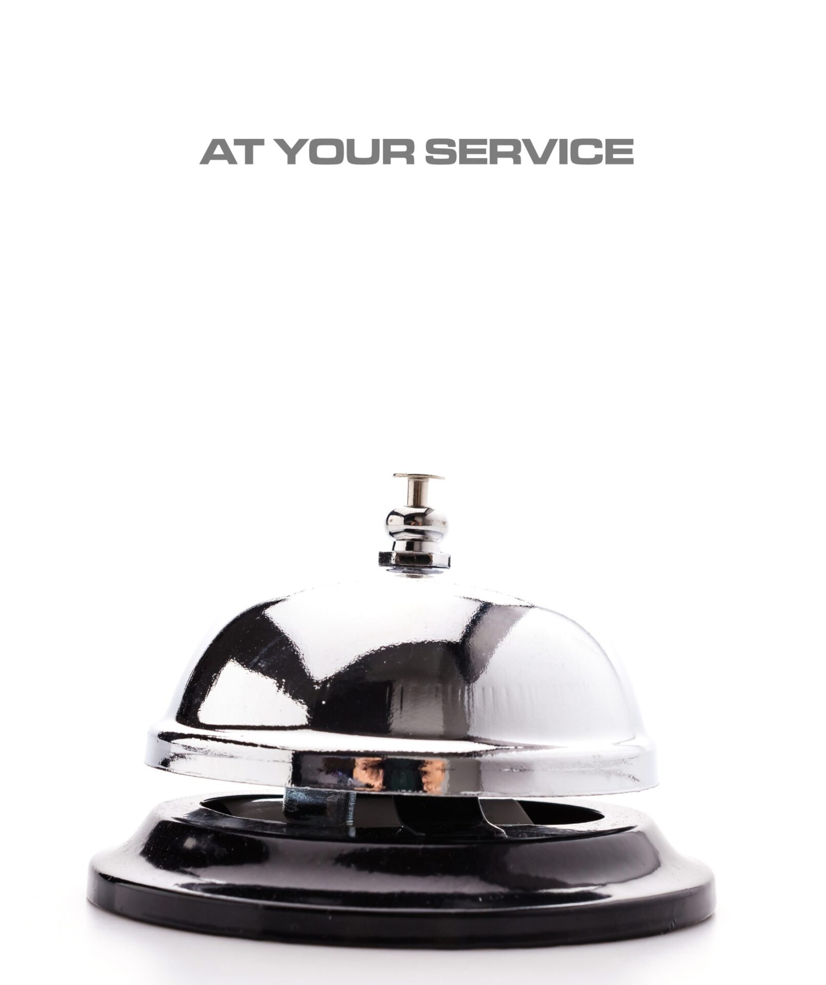 Service bell used in the restaurant industry