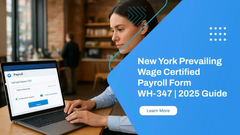 Wage Certified Payroll Form