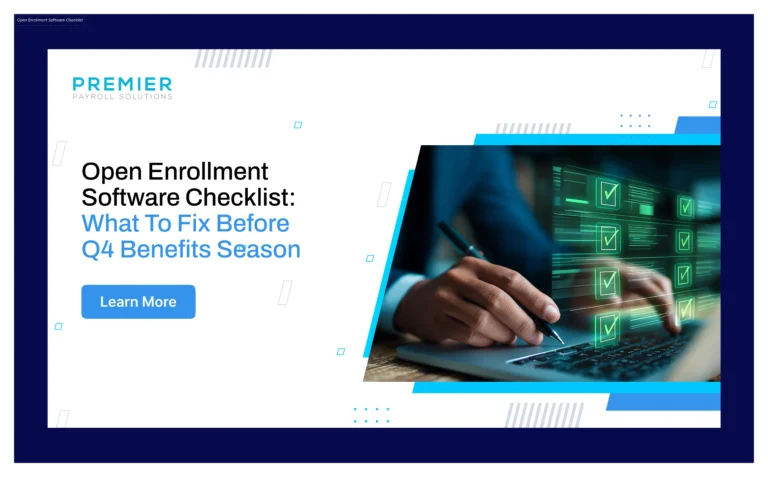 Fix these gaps in your open enrollment software before Q4 benefits season hits. A practical checklist for growing businesses.